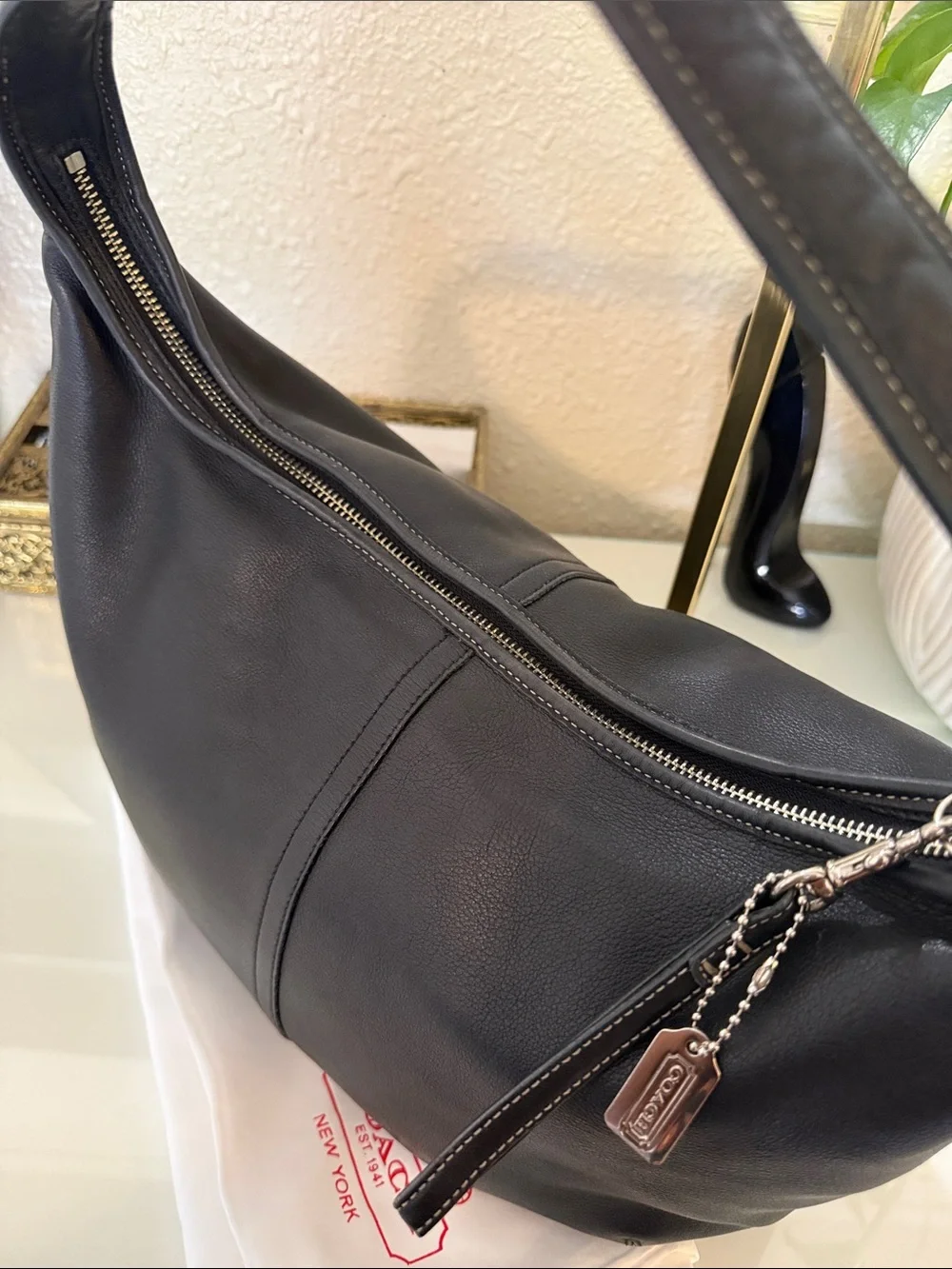 Y2K Vintage médium Coach Ergo leather shoulder Bag